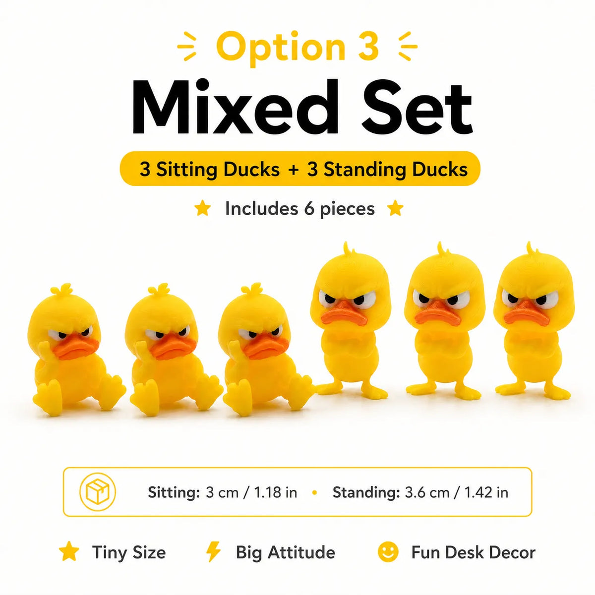 π Angry Duck Desk Figurine β Add a Tiny Attitude to Your Space! π₯