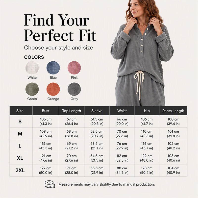 🍁New Fall Collection Unisex Waffle Knit Lounge Set