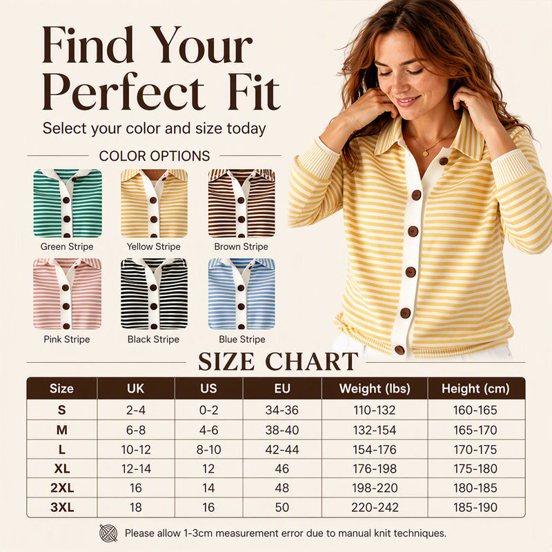🍁New Fall Collection Women's Striped Knit Cardigan