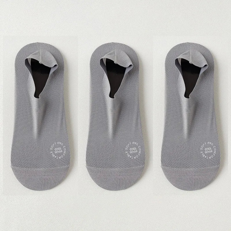 🔥6-Pair Invisible Grip Socks Pack 🧦 – Breathable Low-Cut Anti-Slip Sweat-Absorbing Design
