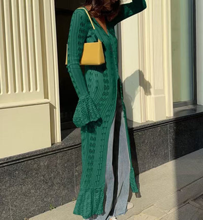 🍁New Fall Collection Women's Crochet Hollow Out Long Cardigan