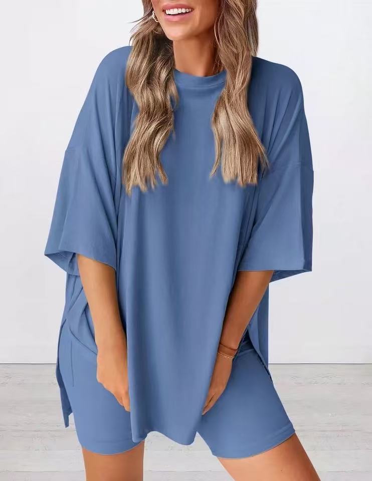 🔥2026 Women's Summer Casual Loose Two-Piece Casual Suit