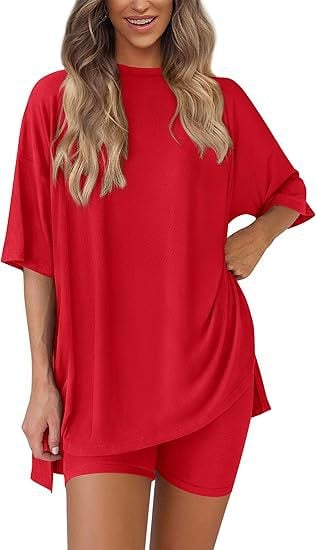 🔥2026 Women's Summer Casual Loose Two-Piece Casual Suit