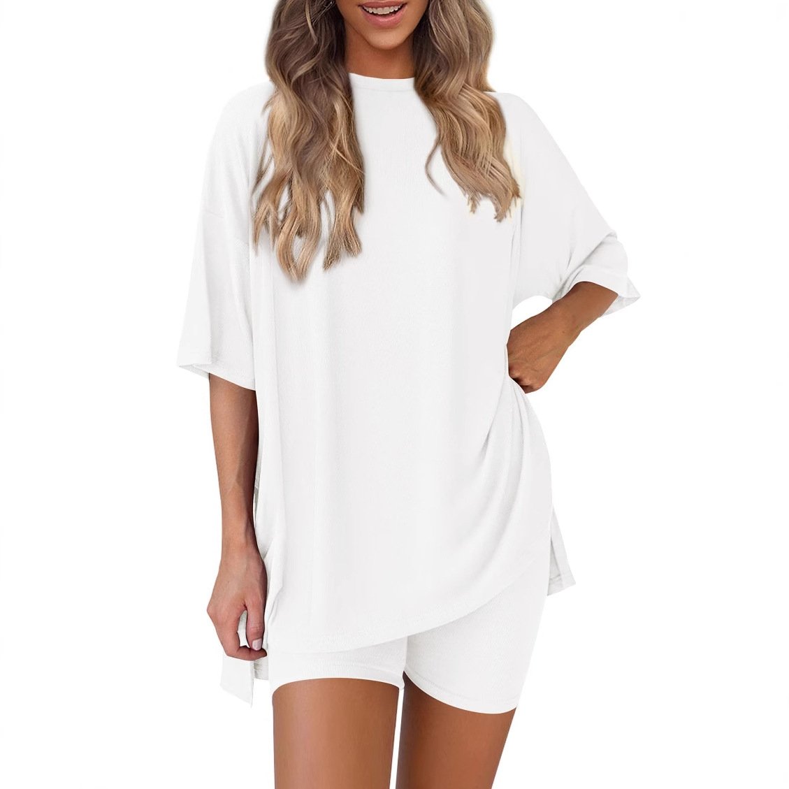 🔥2026 Women's Summer Casual Loose Two-Piece Casual Suit
