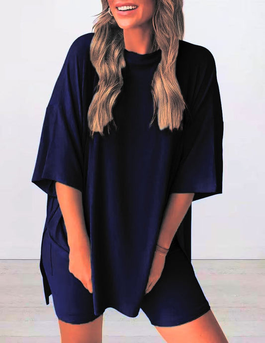 🔥2026 Women's Summer Casual Loose Two-Piece Casual Suit