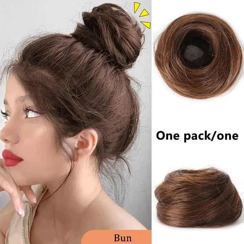 👩Synthetic Messy Bun Hair Piece for Women