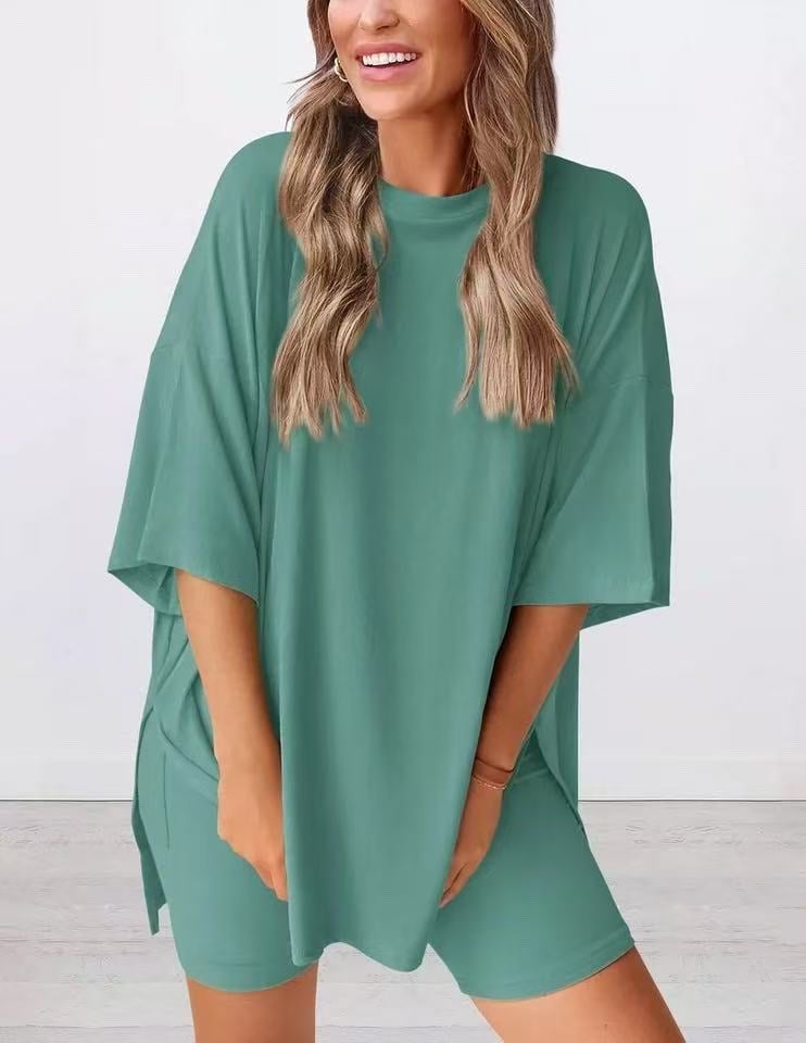 🔥2026 Women's Summer Casual Loose Two-Piece Casual Suit