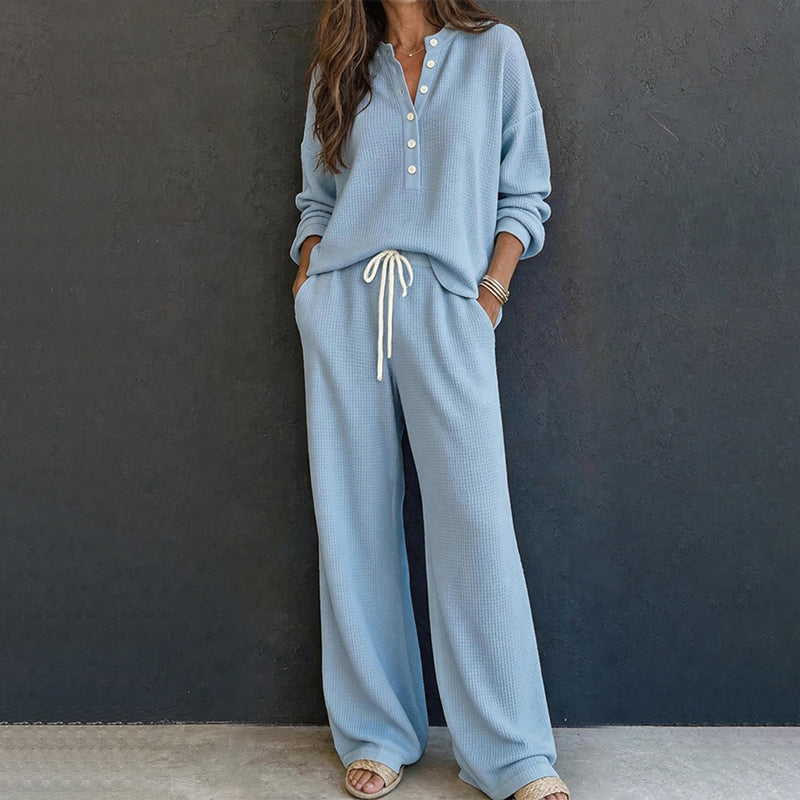 🍁New Fall Collection Unisex Waffle Knit Lounge Set