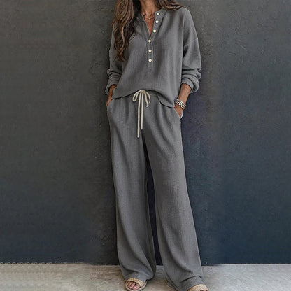 🍁New Fall Collection Unisex Waffle Knit Lounge Set
