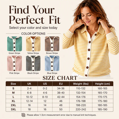 🍁New Fall Collection Women's Striped Knit Cardigan